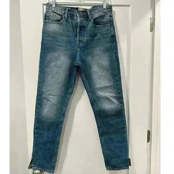 Frame-Le-Original-Skinny-Rigid-ReRelease-Split-Hem-Jeans SIZE 28 - Picture 1 of 10